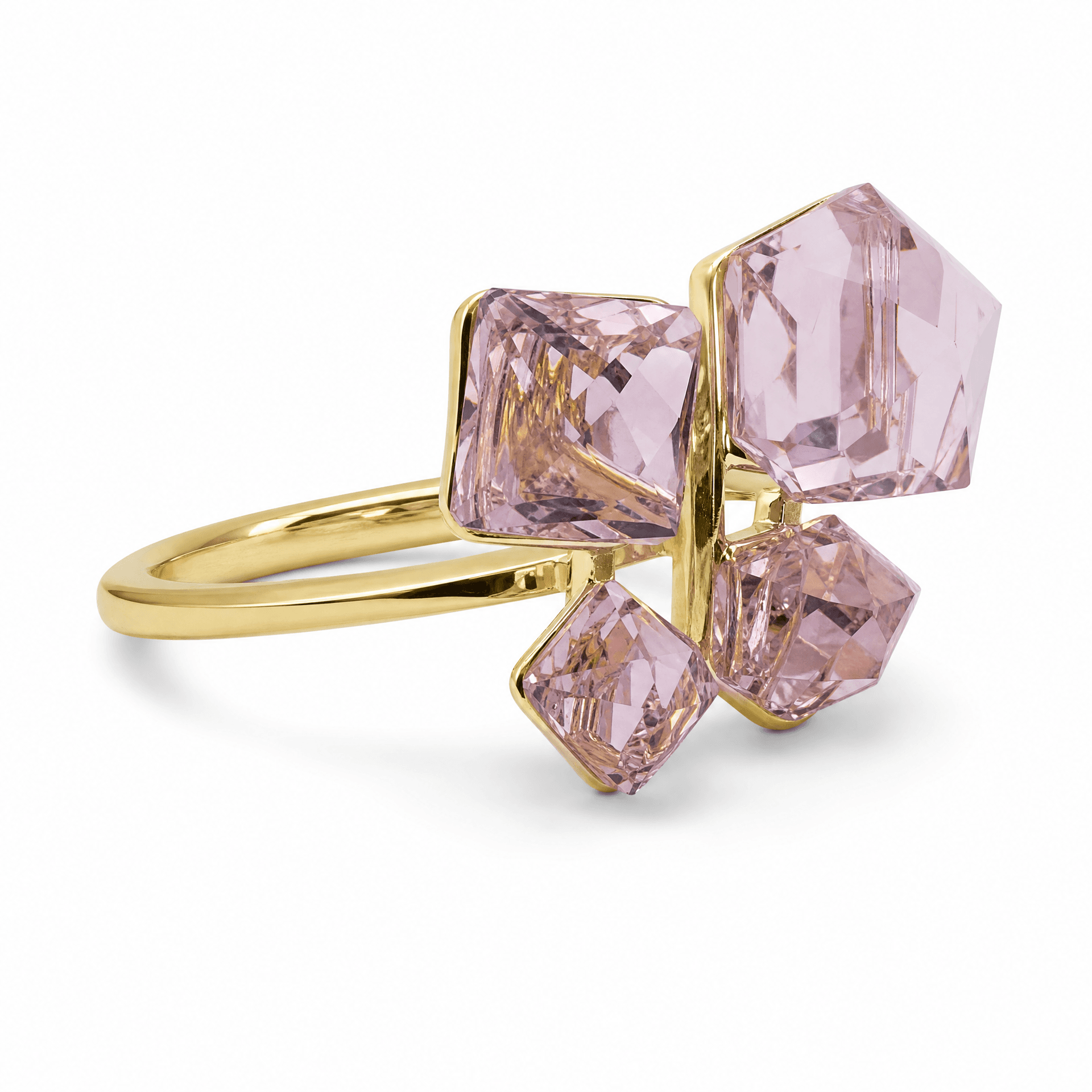 Amethystia Quad Cube Ring